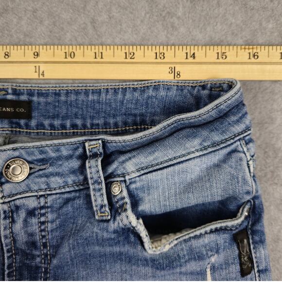 Silver Jeans Women's Skinny Jeans - Light Blue - Picture 15 of 16